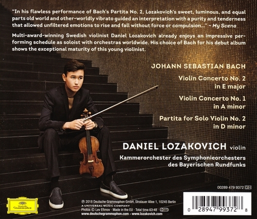 J.S. Bach: Violin Concertos Nos. 1 & 2; Partita No