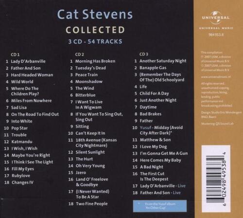 Cat Stevens - Collected (3 CD)