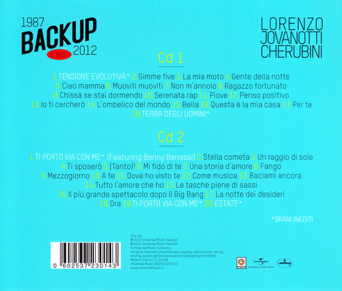Backup 1987 - 2012 Il Best