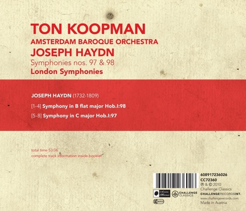 London Symphonies - Symphonies Nos. 97 & 98