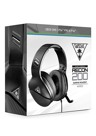 Turtle Beach Gaming Headset Zwart - Earforce Recon 200 (PS4 + Xbox One + PC + Switch)