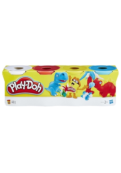 Play-Doh - 4 Pack (Random Colours) - Speelgoed (5010993558988)