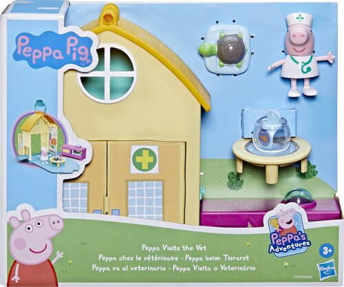 Peppa Pig Bezoek aan de Dierenarts - Speelfigurenset