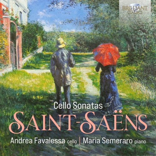 Andrea Favalessa & Naria Semeraro - Saint-Saëns: Cello Sonatas (CD)