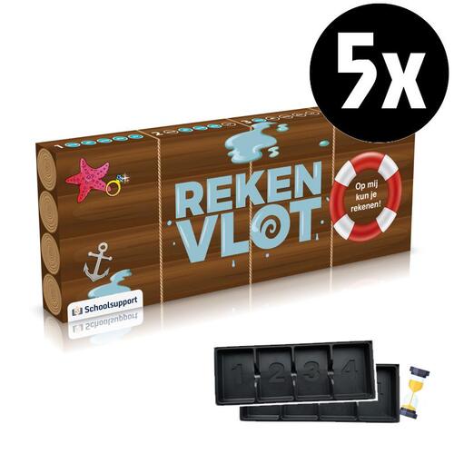 Rekenvlot Leitnerbox 5 - Set 5st, incl. zandlopers - Overig (7448146657628)