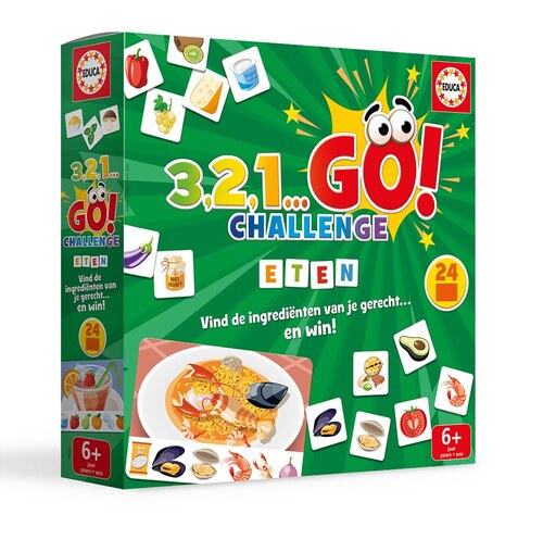321 Go Challenge Eten - Spel;Spel (8412668195325)