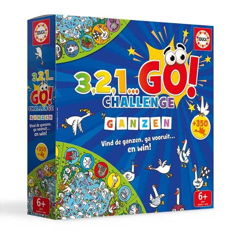 321 Go Challenge Ganzen - Spel;Spel (8412668195332)