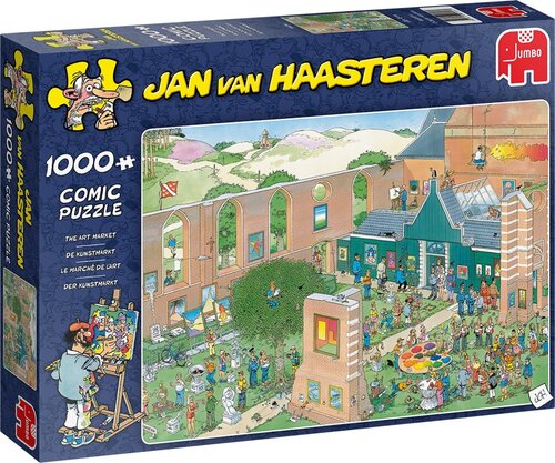 Jan Van Haasteren - De Kunstmarkt (1000 Stukjes)