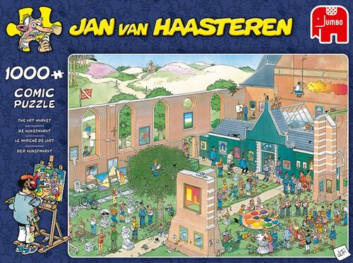 Jan Van Haasteren - De Kunstmarkt (1000 Stukjes)
