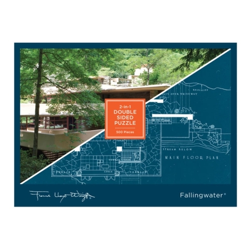Frank Lloyd Wright Fallingwater 2-Sided 500 Piece Puzzle - Puzzel;Puzzel (9780735349605)
