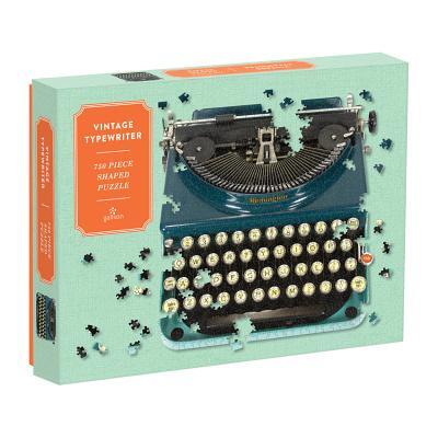 Just My Type: Vintage Typewriter 750 Piece Shaped Puzzle - Puzzel;Puzzel (9780735357464)