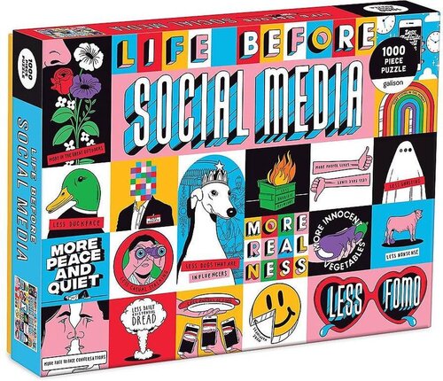 Life Before Social Media Puzzle (1000 Piece) - Puzzel;Puzzel (9780735364721)