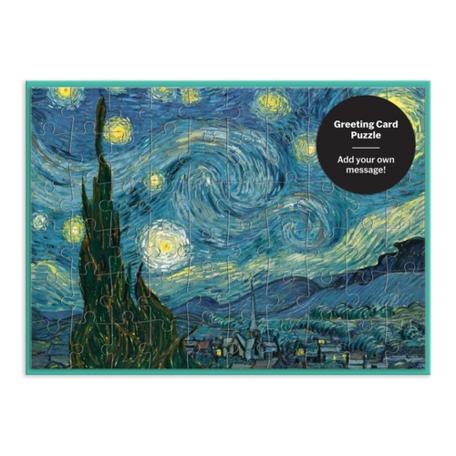 Moma Starry Night Greeting Card Puzzle - Puzzel;Puzzel (9780735367166)