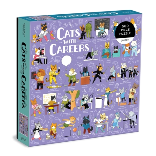 Cats With Careers 500 Piece Puzzle - Puzzel;Puzzel (9780735370081)