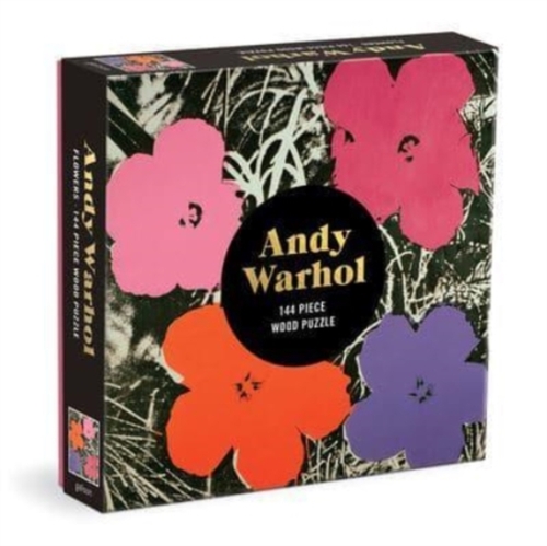 Andy Warhol Flowers 144 Piece Wood Puzzle - Puzzel;Puzzel (9780735373143)