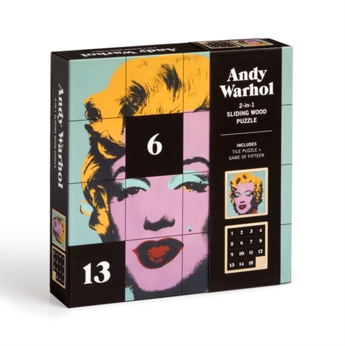 Andy Warhol Marilyn 2-In-1 Sliding Wood Puzzle - Puzzel;Puzzel (9780735378810)