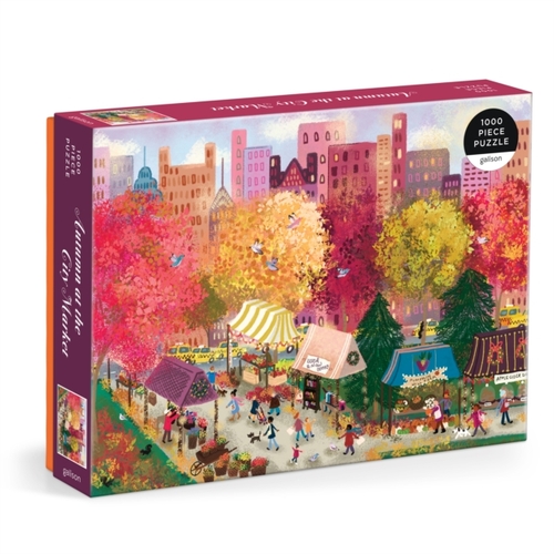 Joy Laforme Autumn At The City Market 1000 Piece Puzzle - Puzzel;Puzzel (9780735380141)