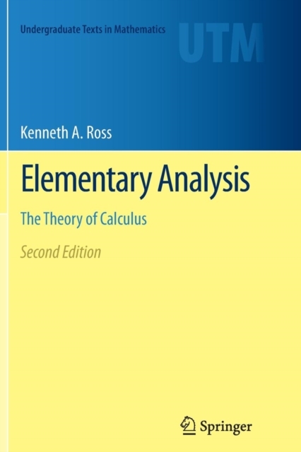 Elementary Analysis - Kenneth Allen Ross - Paperback (9781493901289)