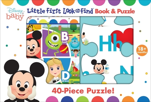 Disney Baby: Little First Look and Find Book & Puzzle