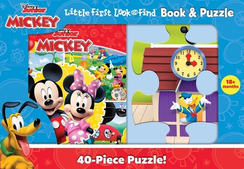 Disney Junior Mickey Mouse Clubhouse: Little First Look and Find Book & Puzzle