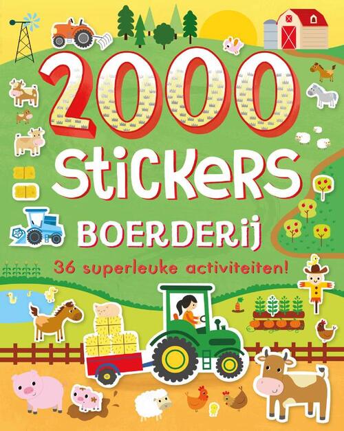 2000 Stickers Boerderij Stickerboek