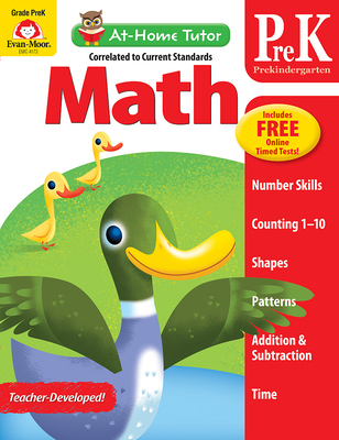 At-Home Tutor: Math, Prek Workbook