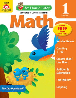 At-Home Tutor: Math, Grade 1 Workbook