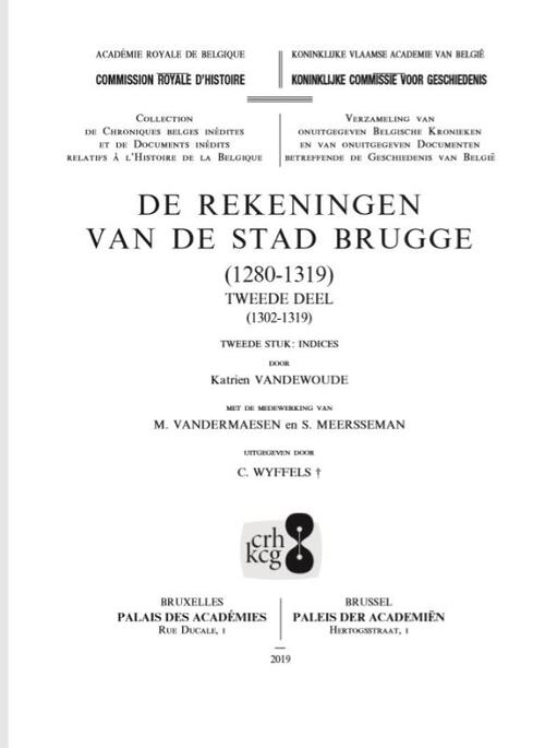 De rekeningen van de stad Brugge (1280-1319)