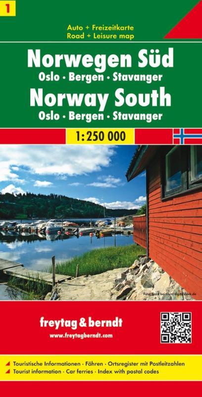 Afbeelding van product F&B Noorwegen 1, Zuid, Oslo, Bergen, Stavanger Paperback