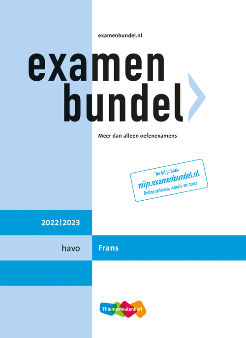Examenbundel havo Frans 2022/2023 - Paperback (9789006639681)