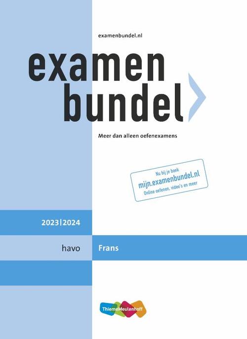 Examenbundel havo Frans 2023/2024 - Paperback (9789006648287)