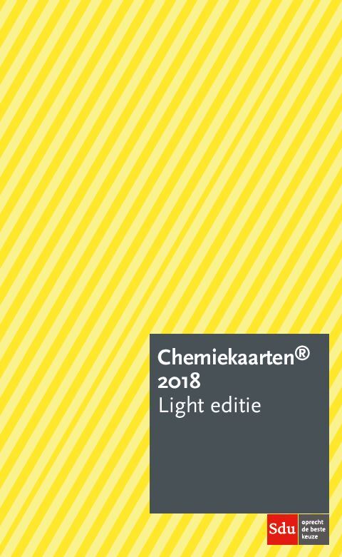 Chemiekaarten Light 2018 - Paperback (9789012401425)