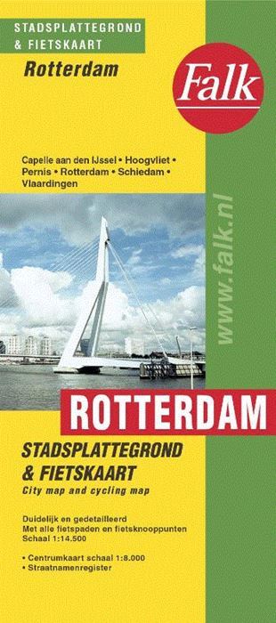 Falk stadsplattegrond & fietskaart Rotterdam