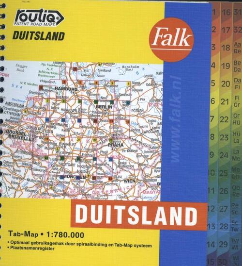 Falk autokaart Duitsland routiq - Pakket (9789028730496)