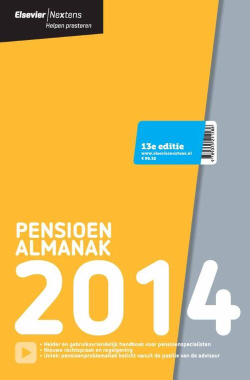 Elsevier pensioen almanak - B. Degelink - eBook (9789035251687)