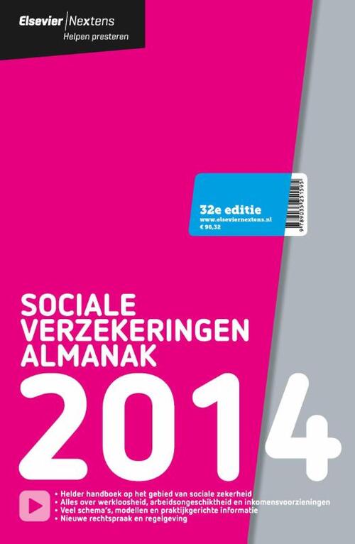 Elsevier sociale verzekeringen almanak - eBook (9789035251694)