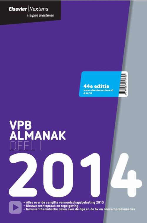 Elsevier VPB almanak - A.C. de Groot - eBook (9789035251724)