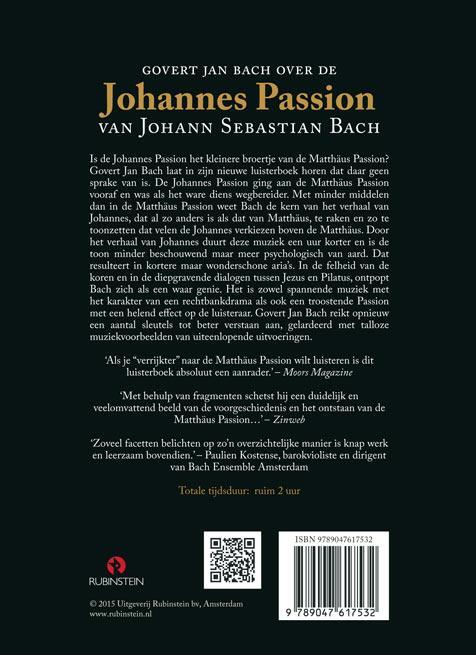 Johannes Passion, Boek met 2 cd's