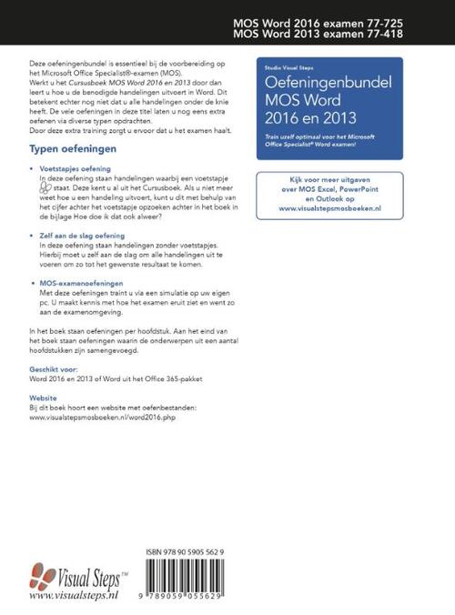 Oefeningenbundel MOS Word 2013 Basis