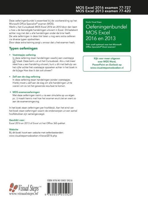 Oefeningenbundel MOS Excel 2013 Basis