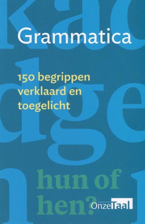 Grammatica - Genootschap Onze Taal