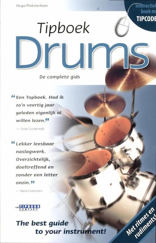 Afbeelding van product Tipboek Drums Paperback