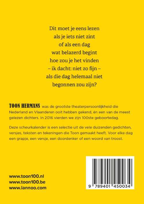 Hedendaags Een jaar met Toon 2019, | 9789401450034 | Boek - bookspot.nl IV-58