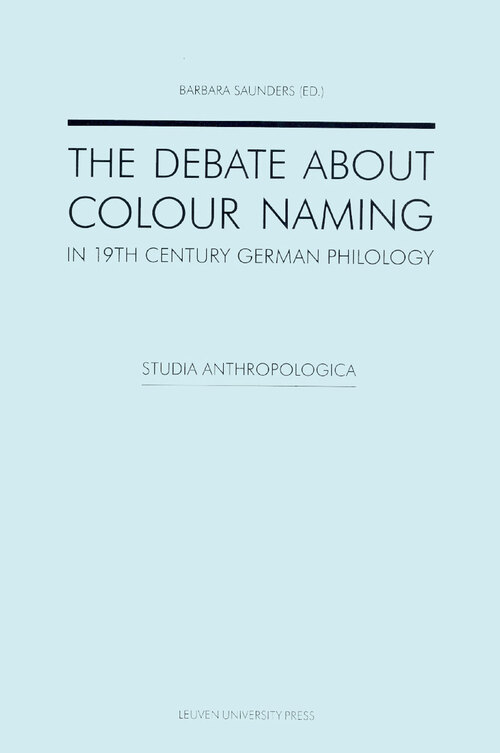 The debate about colour naming in 19th century German philology - eBook (9789461661210)