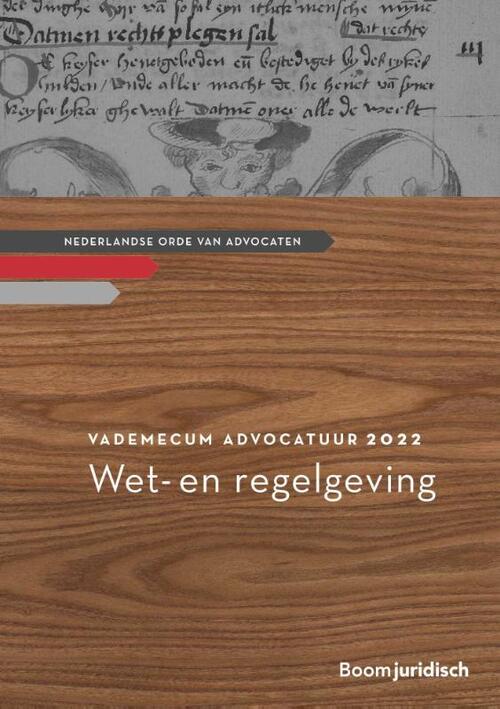 Vademecum Advocatuur 2022 - Paperback (9789462126602)