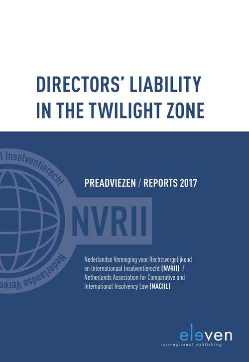 Directors liability in the twilight zone - Loes Lennarts - eBook (9789462749115)