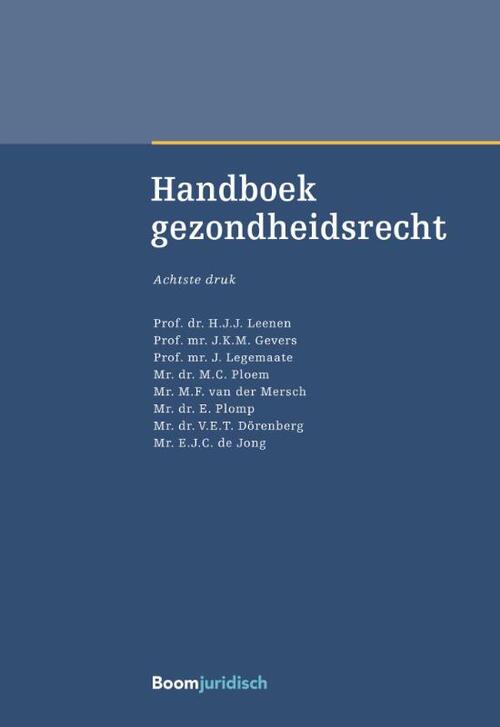 Handboek gezondheidsrecht - Hardcover (9789462907485)