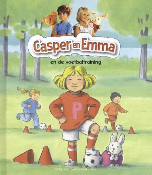 Casper en Emma en de voetbaltraining: tekst Tor Åge Bringsværd ; illustraties Anne G. Holt