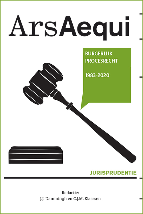 Jurisprudentie Burgerlijk Procesrecht 1983-2020 - Paperback (9789492766649)