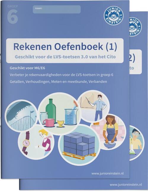 Rekenen Oefenboeken Compleet deel 1 en 2 groep 6 - Paperback (9789493128293)